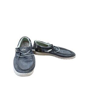 Hey Dude Mens Gray Walking Comfy Slip-On Shoes Size 12 SKU 7032